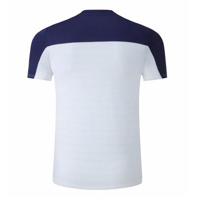 China Round design fashion neck badminton shirt men's badminton wear quick-drying/breathable/comfortable badminton tank top for sale