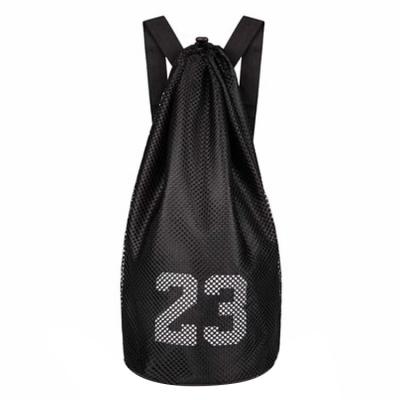 China Wholesale Waterproof Lightweight Basketball Gym Drawstring Bag Backpack Polyester Portable Drawstring Bag for sale