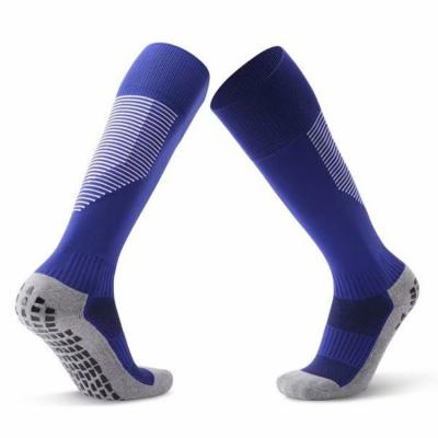 China Custom Compression Wear Resistant And Breathable Breathable Elastic Shrinkable Cotton Grip Socks Soccer for sale