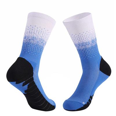 China Wholesale Good Quality Fashion Elite Basketball Team Socks Breathable Custom Men's Socks For Adults for sale