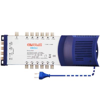 China +15 (dB) maximum 5in 12out EMC512P terminal satellite multiswitch for sale