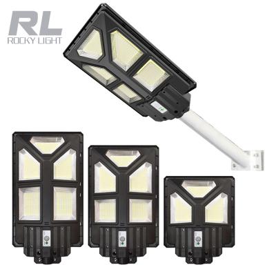 China New ROAD Integration Transformers Large Capacity Solar Battery LED Street Light With Sensor for sale