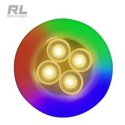 China New LED Rocky Light Modern Indoor Multi Color Ceiling UFO Projector Light Adjustable Spotlight for sale