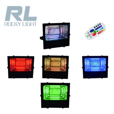 China 2 Years Warranty Super Bright 30W RGB Solar Led Flood Light Residential for sale