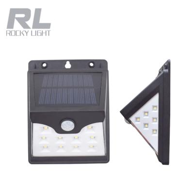 China PC+ABS Solar Light Motion Sensor Outside PIR Sensing Lamp Outdoor for sale