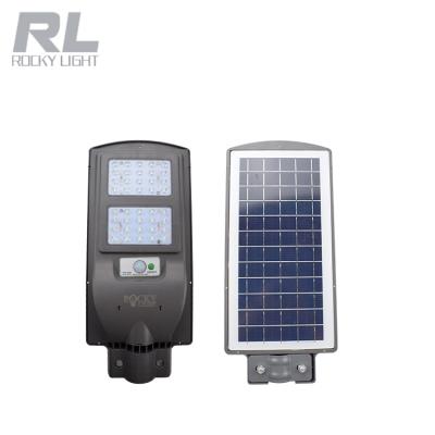 China Best Selling LANDSCAPE IP67 40w High Efficiency Running All In One Solar Street Light for sale