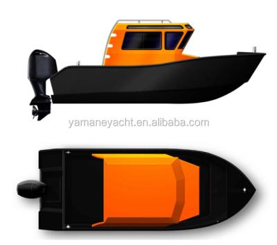 China Speedboat Patrol Pilot Aluminum Rescue Boat for sale