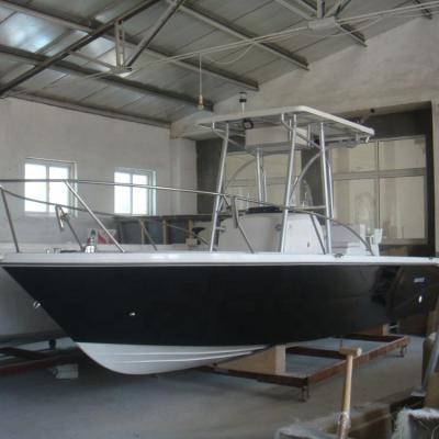 China Funny Lake-Sea-River-Ocean Fishing Yacht 24ft Mini Top Center Console Fishing for sale