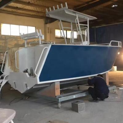 China Lake-Sea-River-Ocean 5.8m Boat Fishing Boat Color Customized Sports Aluminum Boat For Sale for sale