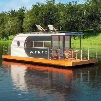 China Fashionable Entertainment 11m Barge Aluminum Pontoon Boat For Sale for sale