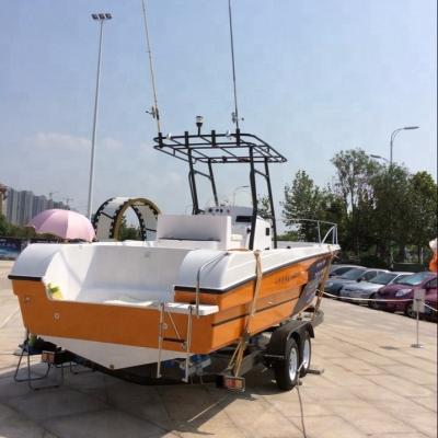 China Fishing yacht over 28 ft T frp center console gear top, fishing yacht for sale