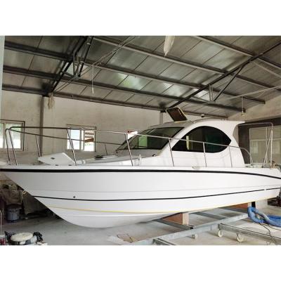 China High Quality Luxury Lake-River-Sea-Ocean YAMANE 28ft Cabin Cruiser Cabin Yacht Enclosed Fishing Boat With CE Certifications for sale