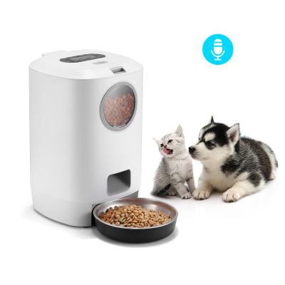 China 2021 NEW Automatic Pet Driver 4.5L Capacity Smart Food Dispenser With Portion Control For Dog And Cat Supporting Dropshipping for sale