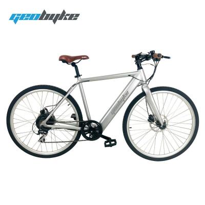 China 250w City Bike 7 Speed ​​Cheap Price Eu Electric Warehouse Electric Road Bike Ebike Running Durable Electric Bicycle for sale