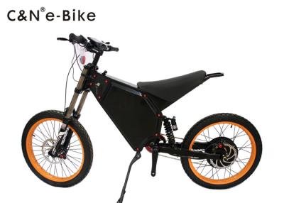 China 80100km grote machts ebike Volledige opschorting   elektrische   bike3000w   60V 72V met Panasonic-lithiumbatterij Te koop