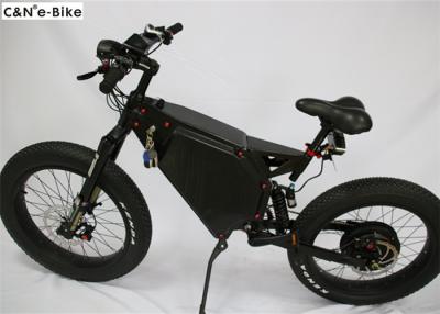 China Long Range Fat Tire Electric Mountain / Sand / Snow Bike Full Suspension for sale