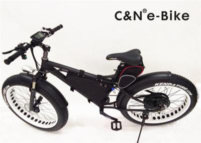 China 15Ah Fat Tire Electric Mountain Bike , Electric Fat Tire Beach Cruiser Bikes for sale