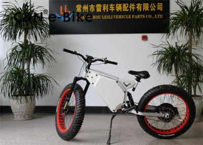 China High Speed Electric Mountain Bikes With Fat Tires , Fat Tire Electric Beach Cruiser for sale