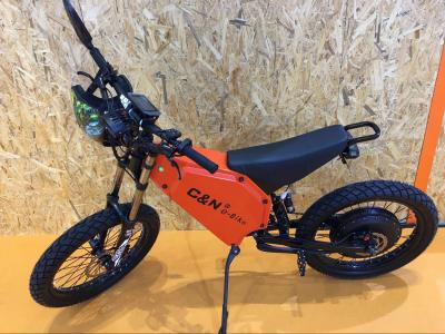 China montanha quente Ebike de Enduro Ebike da venda de 72V 8000W com velocidade rápida 12km/h à venda