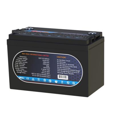 China Batería profunda del ciclo del litio rv de Ion Boat Battery 125AH del litio de LILEAD 12V en venta