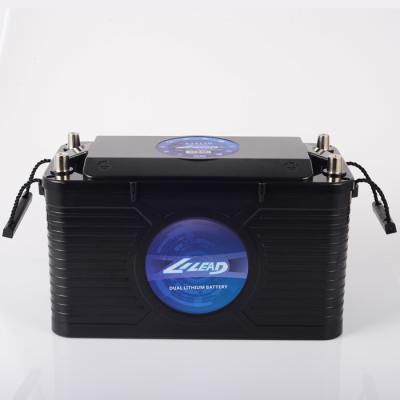 China LILEAD Dual 24v 110ah Lithium Battery For Truck Air Conditioner for sale