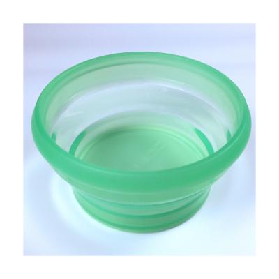 China Viable factory wholesale silicone collapsible bowl suitable for families children and babies silicone collapsible bowl for sale