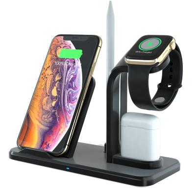 China New Version Watch Stand Holder Stand 3 in1 15W Wireless Charger Charging Wireless Device For Mobile Phone 5W Charger For Watch 2W Charging Pad for sale