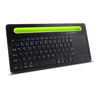 China Wireless with Touchpad and three channels can be placed small and medium size mobile phone wireless keyboard for sale