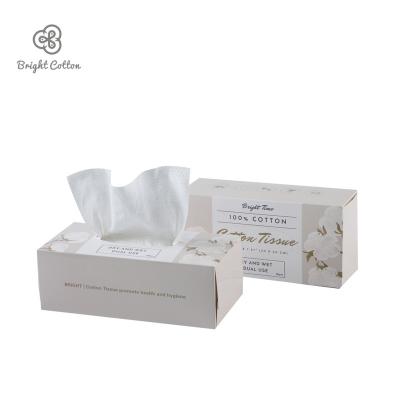 China 2021 Travel Disposable But Eco-friendly Cotton Facial Cosmetic Face Towel Cleansing Washcloth Dry Soft Storage Box Cotton Cloth for sale