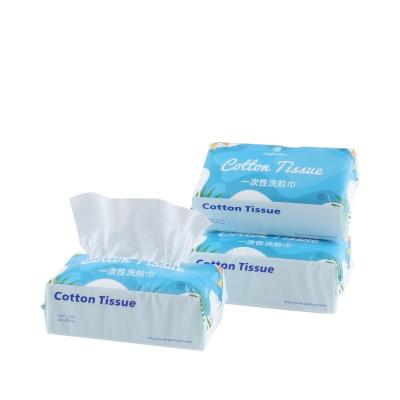 China Maternal and child suction type disposable but eco-friendly face wash towel, long-staple cotton, no pearl pattern extra thickened soft cleaning towel for sale