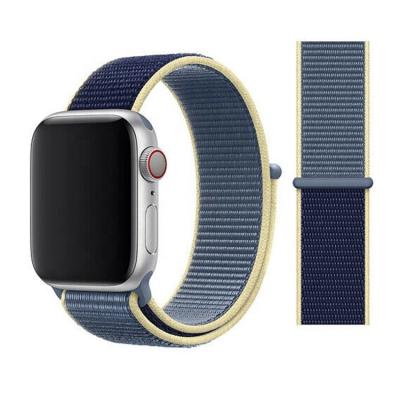 China Fashionable Watch Strap New Colors Midnight Blue  40mm 44mm  Nylon Sport Loop Strap For Apple Watch Series 5 for sale