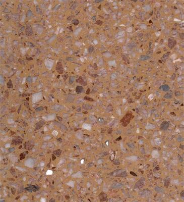 China Orange red tiles and terrazzo slabs of modern artificial terrazzo for sale