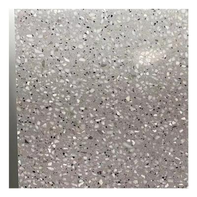 China Customized Modern Design Furniture Sesame Gray Terrazzo Stone For Countertop And Floor Office Artificial Stone Test 2006 for sale