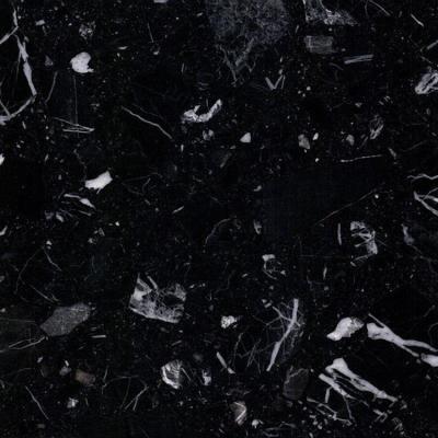 China Modern Black Engineer Marble Stone Nero Marquina Engineered Marble Slab for sale