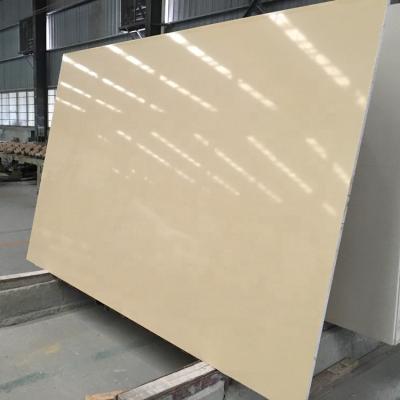 China Engineer Gold Color Modern Artificial Stone Royal Yellow Marble Slab (IS B042) for sale