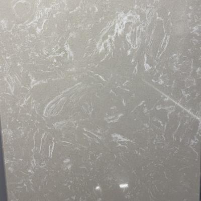 China Modern Engineer Artificial Stone Light Beige With White Veins Marble Slab (EST-B068) for sale