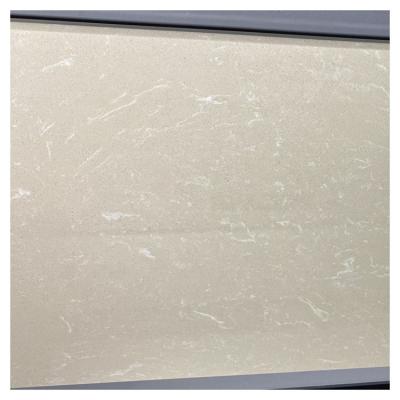 China Modern Artificial Engineer Stone Beige With Snow Stain White Veins Marble Slab (EST-B069) for sale