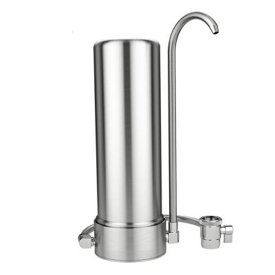 China TS1 Amazone Outdoor Stainless Water Dispenser With Ceramic Filter With Carbon Block Compound for sale