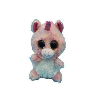 China RTS plush ready to ship lovely little unicorn big eyes stuffed toy unicorn plush toy for sale