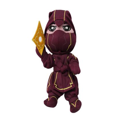 China As a Gift Children Play Customized Cartoon Character Plush Soft Toys Purple Cute Ninja Doll for Children for sale