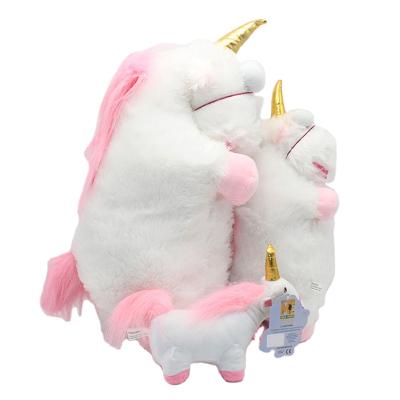 China Stuffed Animal Three Size Stuffed Animal Toy Lovely Pink Unicorn Stuffed Soft White Unicorn Toy for sale