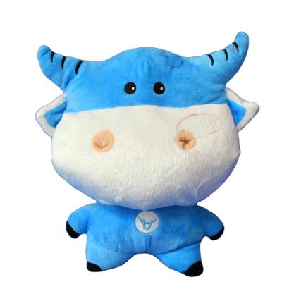 China As a gift children play OEM new design high quality plush toy cow stuffed soft toy bull for sale