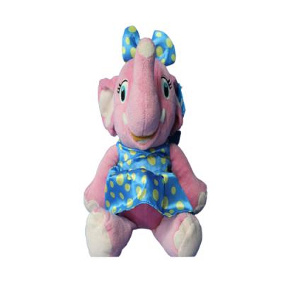 China 2021 Wholesale Cheap Hot Sale Cute Pink Elephant Plush Dolls Soft Toy As A Gift Children Play Toy for sale