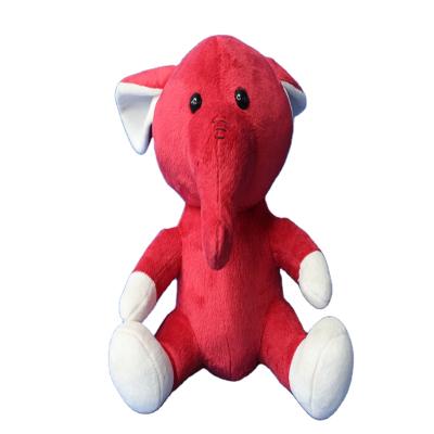 China As a gift children play cute plush toy and baby stuffed elephant toys wholesale cheap plush toy red elephant for sale