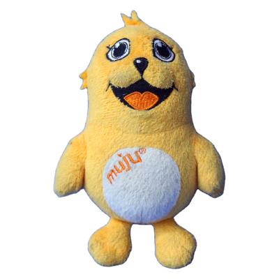 China As a Gift Kids Play OEM Design Novelty Happy Yellow Chick Chicken Stuffed Toy Plush Toy with Smile for sale