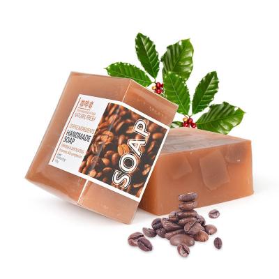 China 100% Horse Coffee Oil Toilet Soap Skin Care Base Cleansing Natural Handmade Packaging Deep Facial Clean Bath Whitening Organic Soap for sale