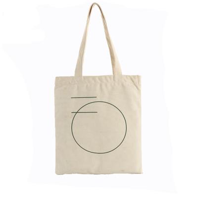 China White Handled Tote Bags Tote Printed Utility Cotton Shopping Grocery Bag Beach Shopping Tote Bags Te koop