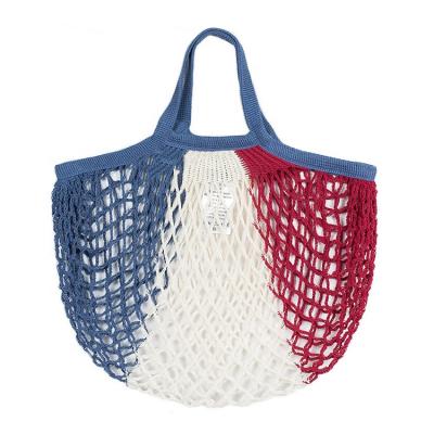 중국 Eco-Friendly Custom Reusable Small Commodity 100% Organic Cotton Fruit Net Mesh Shopping Bag 판매용