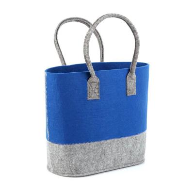 Κίνα Eco Friendly Eco Friendly Grocery Felt Reusable Shopping Tote Shoulder Shopping Bags προς πώληση