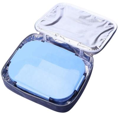 China Waterproof Insulated Lunch Cooler Bag Zero Degree Lunch Box Bag Inner Cool Thermal Bag for sale